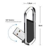 2GB Metallic Keychains Style USB 2.0 Flash Disk (Black)(Black)