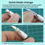 14pcs /Set Rubber Stamp Paper Cutting Carving Knife DIY Fruit Carving Knife(Pink)