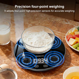 Yesido MG43 Smart Kitchen Electronic Scale(Black)