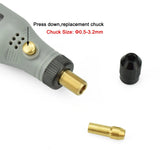 Mini Electric Grinder Micro Grinding Pen DIY Small Carving Tools(EU Plug Gray)