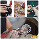 Mini Electric Grinder Micro Grinding Pen DIY Small Carving Tools(EU Plug Gray)