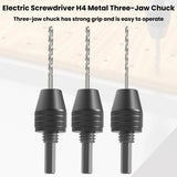 Electric Screwdriver H4 Universal Metal Three-Jaw Chuck