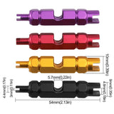 Multi-purpose Bicycle Valve Core Removal Wrench(Black)