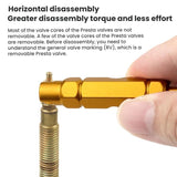 Multi-purpose Bicycle Valve Core Removal Wrench(Black)