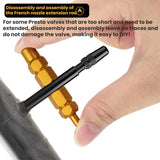 Multi-purpose Bicycle Valve Core Removal Wrench(Black)