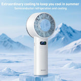 Yesido YF18 Handheld Ice Compress Brushless High Speed Fan(Beige)