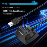 COMFAST CF-U318 1.2m High Speed USB 3.0 Extension Cable with Base(Black)