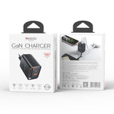Yesido YC99 40W Fast Charger with Telescopic Type-C Cable, Plug:EU Plug(Black)