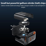 Yesido YC99 40W Fast Charger with Telescopic Type-C Cable, Plug:EU Plug(Black)