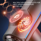 20-speed Touch Control Fascia Massager with 6 Massage Heads,CN Plug(Silver)