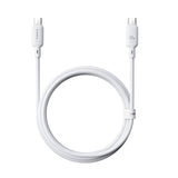 Baseus Silky Series 1m 100W USB-C / Type-C to Type-C Fast Charging Cable(White)