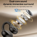 Yesido YSP29 Transparent Clip-on Bluetooth Earphone(Black)