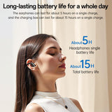 Yesido YSP29 Transparent Clip-on Bluetooth Earphone(Black)