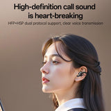 Yesido YSP29 Transparent Clip-on Bluetooth Earphone(Black)