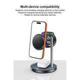Yesido DS40 Qi2.2 3-in-1 Magnet Wireless Charging Station(Black)