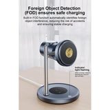 Yesido DS40 Qi2.2 3-in-1 Magnet Wireless Charging Station(Black)