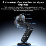 Yesido C317 15W Magnetic Car Wireless Charger Holder(Black)