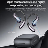 Yesido YSP28 ENC Noise Reduction Ear-hook Open OWS Bluetooth Earphone(Grey)