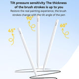 Yesido ST18 Magnetic Wireless Charging Stylus Pencil For iPad Series(White)