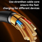 Yesido CA188 60W 3A USB-C / Type-C to Type-C Charging Data Cable, Length:0.3m(Black)