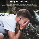 Yesido IO29 Waterproof Smart BT Watch, 1.39 inch Screen, Support BT Call / Heart Rate(Black)