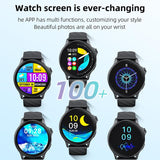 Yesido IO29 Waterproof Smart BT Watch, 1.39 inch Screen, Support BT Call / Heart Rate(Black)