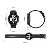 Yesido IO29 Waterproof Smart BT Watch, 1.39 inch Screen, Support BT Call / Heart Rate(Black)