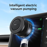 Yesido C224 Electric Vacuum Suction Cup MagSafe Car Mount with 360 Degree Rotating Base(Black)