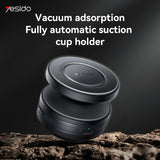 Yesido C224 Electric Vacuum Suction Cup MagSafe Car Mount with 360 Degree Rotating Base(Black)