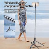 Yesido SF30 Integrated Jumping Stick Bluetooth Remote Control Selfie Stick(Black)