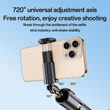 Yesido SF30 Integrated Jumping Stick Bluetooth Remote Control Selfie Stick(Black)