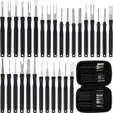 30pcs / Set Car Wire Harness Terminal Pin Removal Tool(Black Long Handle)