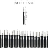 30pcs / Set Car Wire Harness Terminal Pin Removal Tool(Black Long Handle)