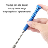 Mini Hand Drill Tool Semi-automatic Hole Drill Punching Machine For Arts And Crafts Jade Hole Punching Tool(Blue)