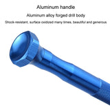 Mini Hand Drill Tool Semi-automatic Hole Drill Punching Machine For Arts And Crafts Jade Hole Punching Tool(Blue)