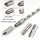 Mini Hand Drill Tool Semi-automatic Hole Drill Punching Machine For Arts And Crafts Jade Hole Punching Tool(Blue)
