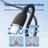 JOYROOM SA29-CC5 100W USB-C/Type-C to USB-C/Type-C Liquid Silicone Fast Charging Data Cable, Length: 1.2m(Black)