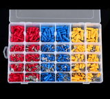 480 PCS Cold Press Electrical Insulated Terminals Crimp Connectors Assortment Kit