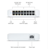 Ubiquiti UniFi Switch Lite USW-Lite-16-POE Switch 16-porte Gigabit PoE+