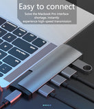 Basix P5 5 In 1 Multi-function Type-C / USB-C HUB Expansion Dock (Grey)