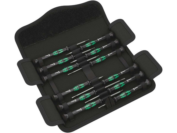 Wera Kraftform Micro-Set/12 SB 1 elektronik-skruetrækkersæt, 12 dele