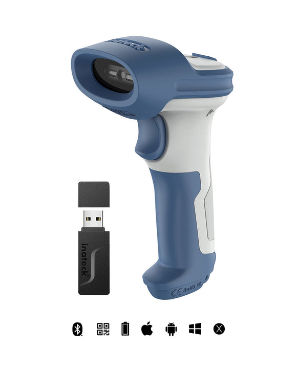 Inateck BCST-73 Bluetooth® 5.0 2D Barcode Scanner
