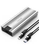 Inateck Hard Drive Enclosure for M.2 NVMe & SATA with USB 3.2 & 10GGbps Transmission, FE2025
