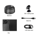 A9 1080P Wifi Wireless Network Camera Wide-angle Recorder(Black)
