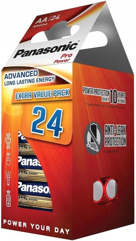 Panasonic AA LR6PPG/24CD LR6 PRO POWER ALKALINE
