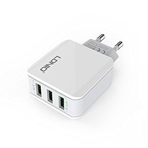 LDNIO A3301 5V 3.1A 3 USB Port Travel USB Charger Adapter for Mobile Phone