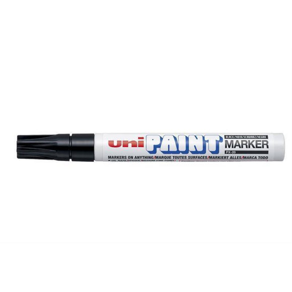 UNI PAINT MARKER 2-3MM PX-20 BLACK