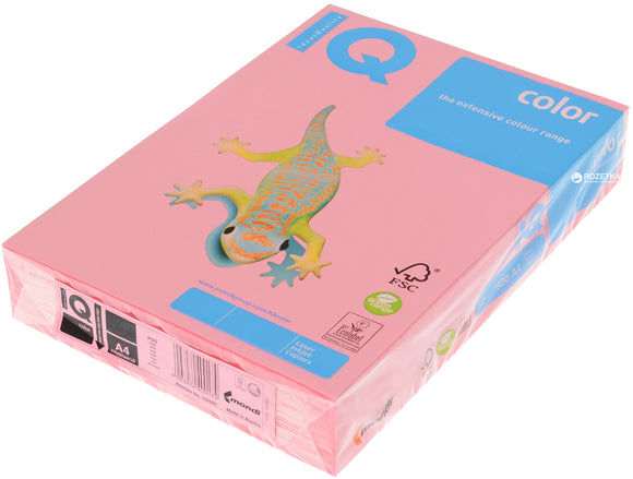 MONDI IQ OFFICE PAPER A4 160 GR PASTEL PINK IQ COLOR P125
