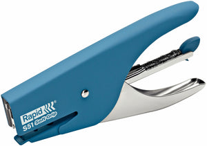 Rapid S51 Soft Grip hæftetang, støvet blå