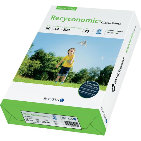 OFFICE PAPER A4 80 GR RECYCONOMIC CLASSIC WHITE